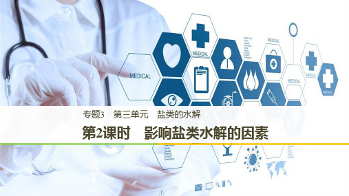 版化学学案同步选修四江苏专版课件:专题3 第三单元 盐类的水解 第2课时(40张)