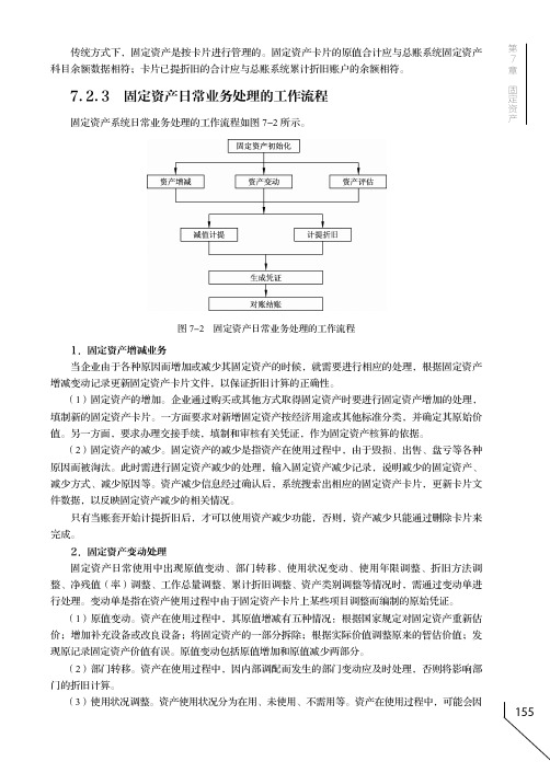 固定资产日常业务处理的工作流程_用友U8（ V10.1） 财务业务一体化应用_[共2页]