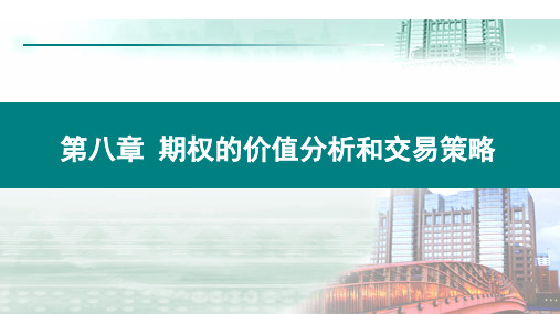 20第八章 期权的价值分析和交易策略