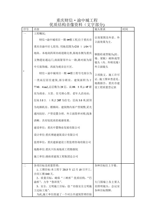 自-重庆科技馆工程优质结构音像资料解说词1 