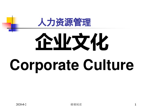 人力资源管理企业文化.ppt