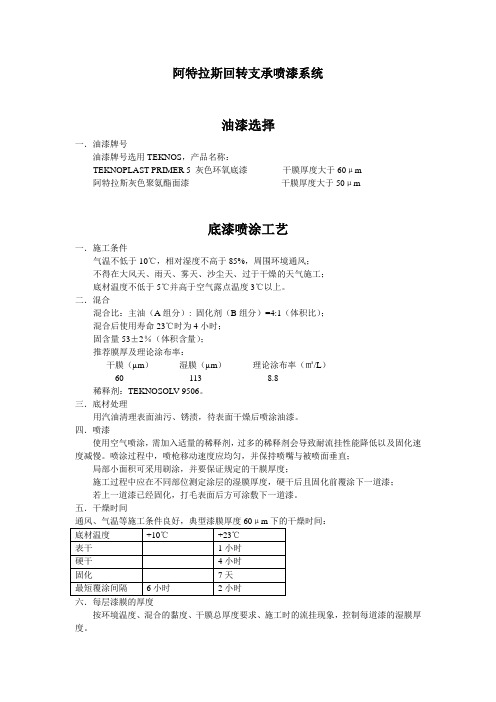 阿特斯拉回转支承喷漆工艺