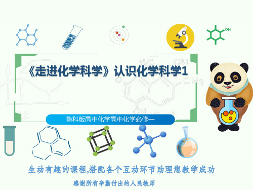 鲁科版高中化学高中化学必修一《走进化学科学》认识化学科学1