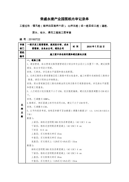 4、内审记录单(模板)