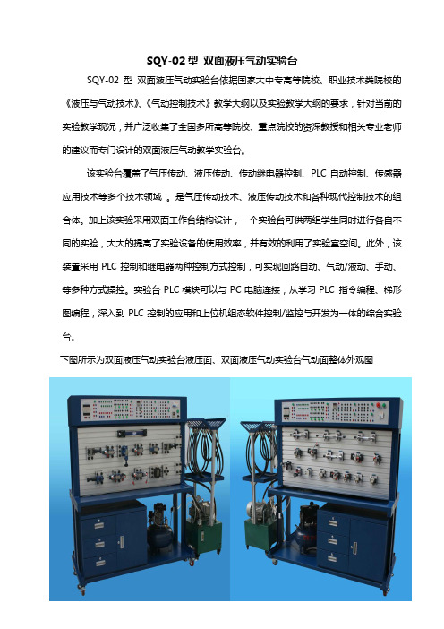 SQY-02型 双面液压气动实验台 (1)