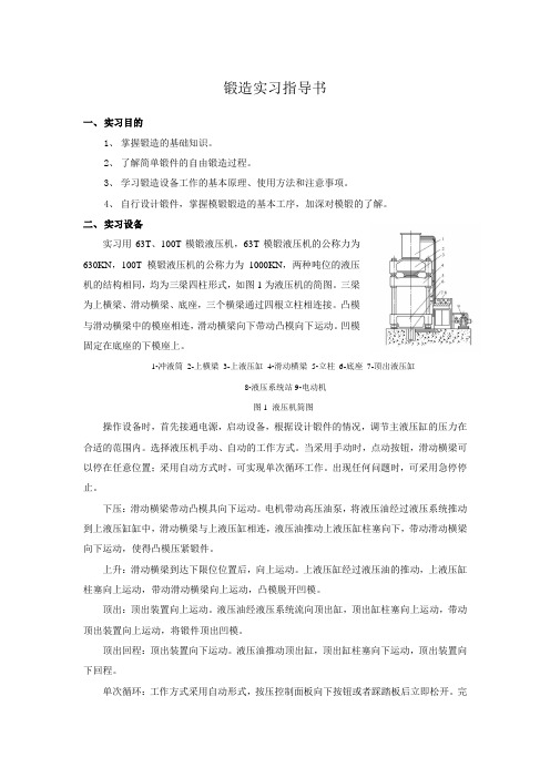 锻造实习指导书