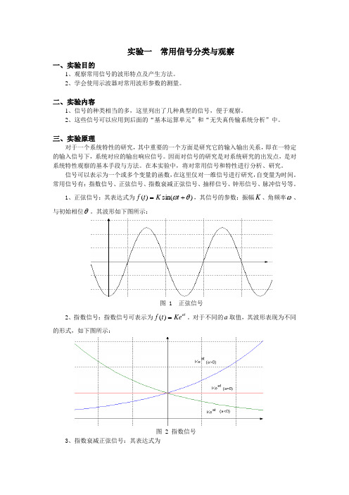 信号与系统实验实验讲义