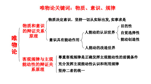 哲学与文化期末复习知识归纳-高中政治必修四