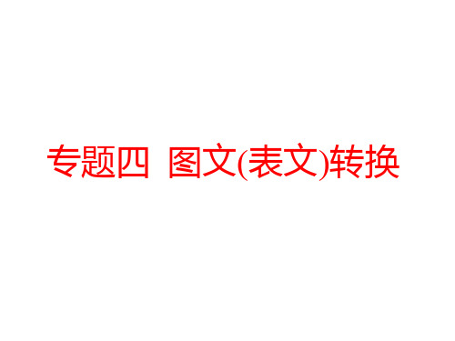 高考语文一轮复习课件图文表文转换