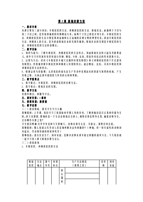 第2课原始农耕生活
