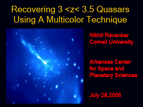 Recovering 3 z 35 Quasars Using A Multicolor Techn