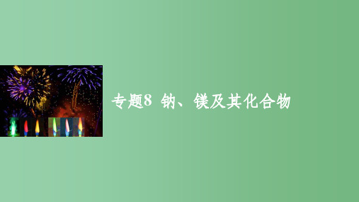 高考化学二轮复习 专题8 钠、镁及其化合物课件