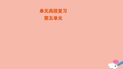高考历史一轮复习单元高效复习第五单元复杂多样的当代世界课件岳麓版ppt