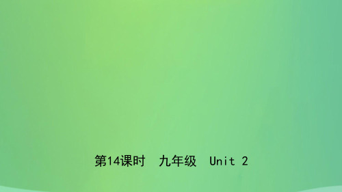 河北省2021年中考英语总复习第14课时九全Unit2课件冀教版