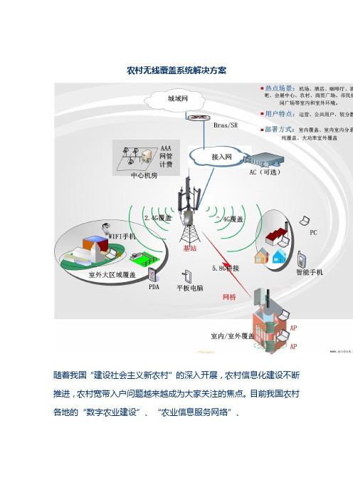 农村无线覆盖系统解决方案