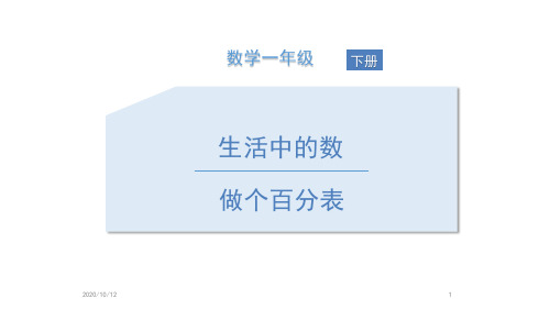 做个百数表PPT教学课件