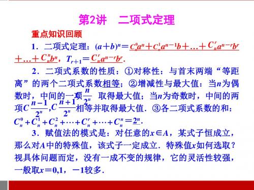 高中数学沪教版高三上册《二项式定理》课件