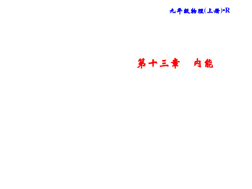 秋人教版物理九年级上册习题课件：第13章 专题突破一 探究物质的吸热能力 (共16张PPT)