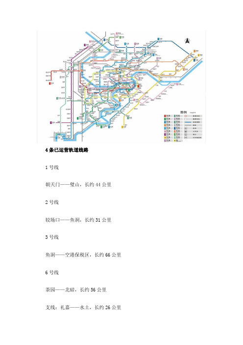 重庆轨道交通规划图线