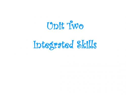 Unit 2 Travelling integrated skills精品课件一(牛津版八年级英语下册)