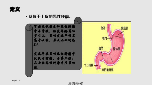 胃癌查房PPT课件