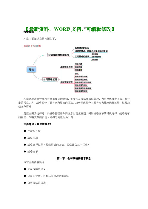 公司战略与风险管理报告