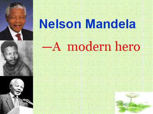 Nelson Mandela(精美课件)