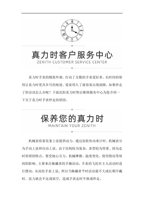 沈阳真力时售后维修