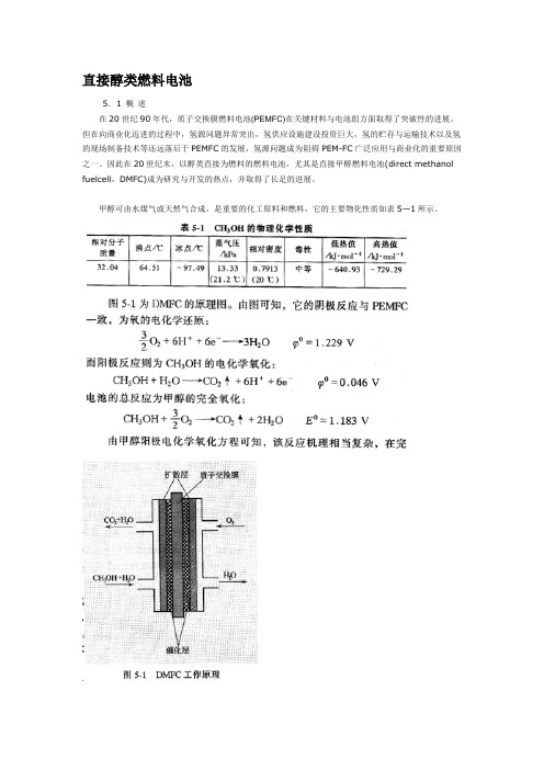 直接醇类燃料电池