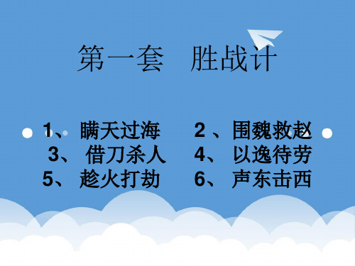 2020秋四年级语文上册 围魏救赵课件 北京版 精品