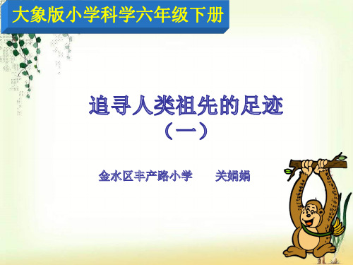 追寻人类祖先的足迹1