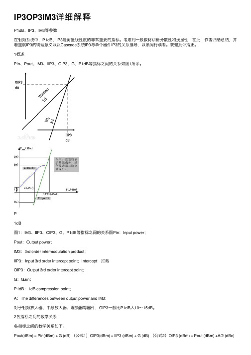 IP3OP3IM3详细解释