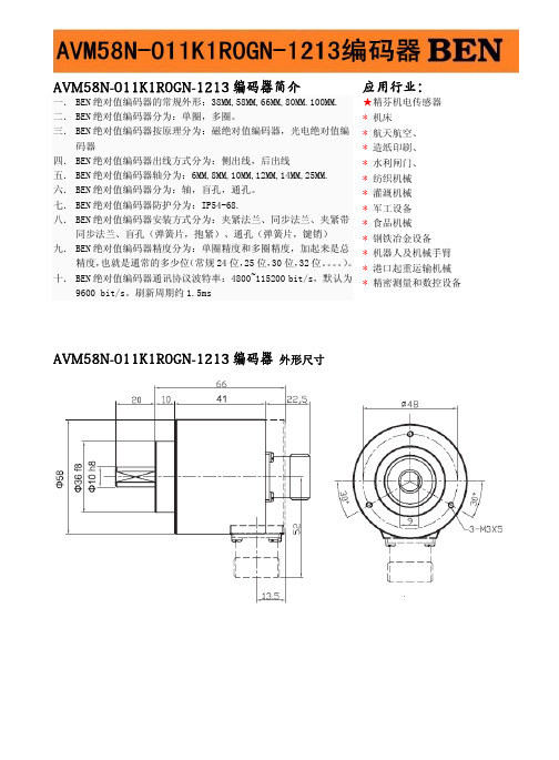AVM58N-011K1R0GN-1213编码器