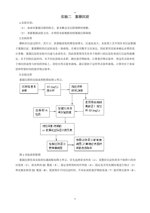 实验二絮凝沉淀