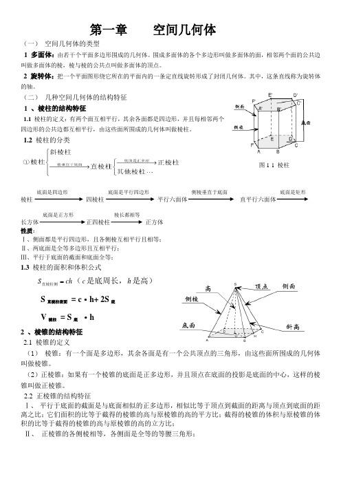 2.2第一章    空间几何体