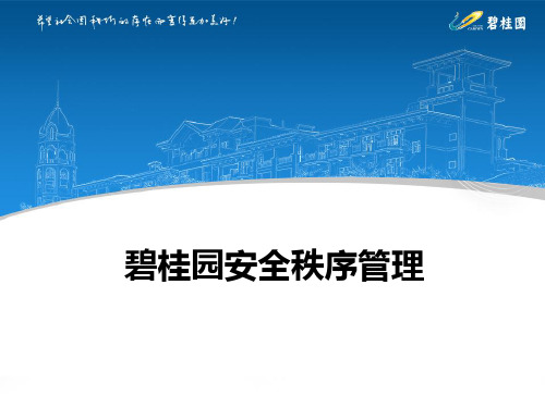 《碧桂园安全秩序管理》-ppt