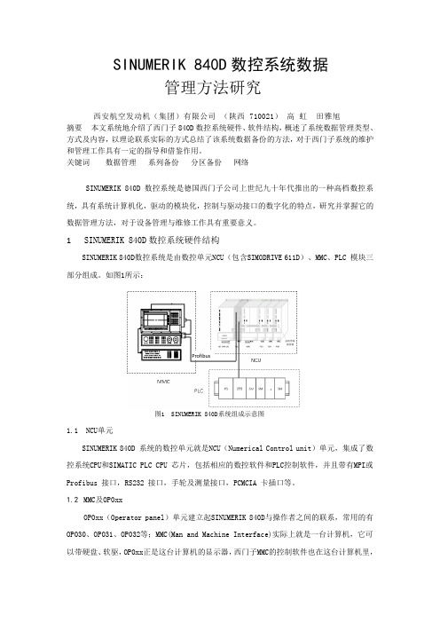 西门子840D数控系统数据管理方法研究上传新浪