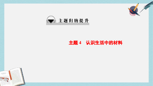 2019-2020年新鲁科版高中化学主题4认识生活中的材料归纳提升课件选修1