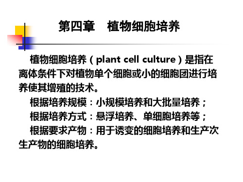 植物细胞培养