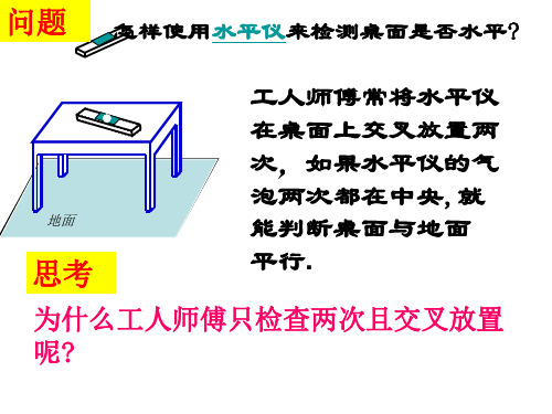 面面平行的判定定理