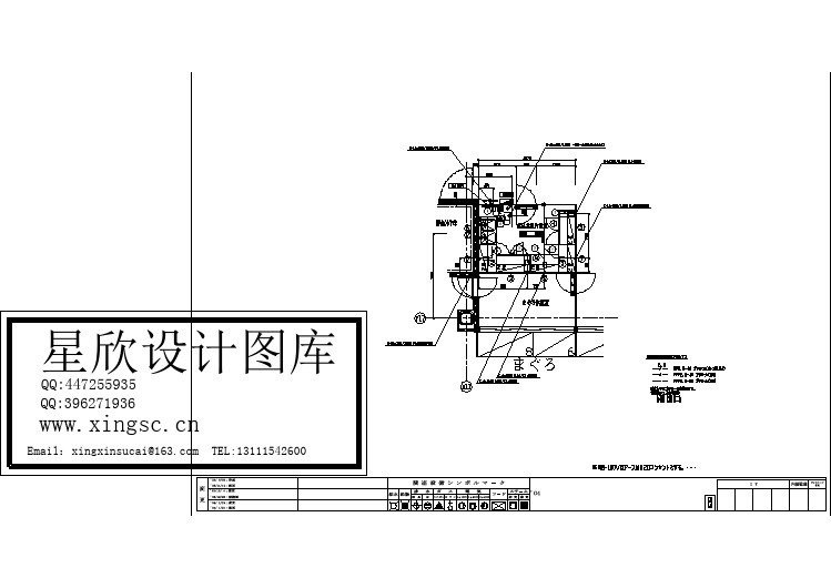 日本电气施工图CAD图纸