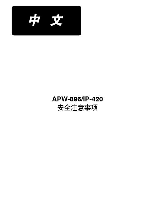 APW-896 安全注释