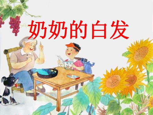 《奶奶的白发》 精品PPT课件(共13张)