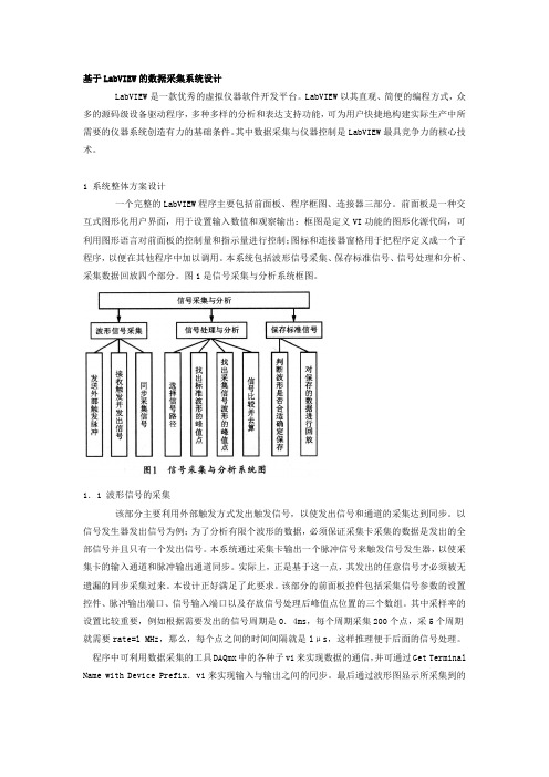 基于LabVIEW的数据采集系统设计