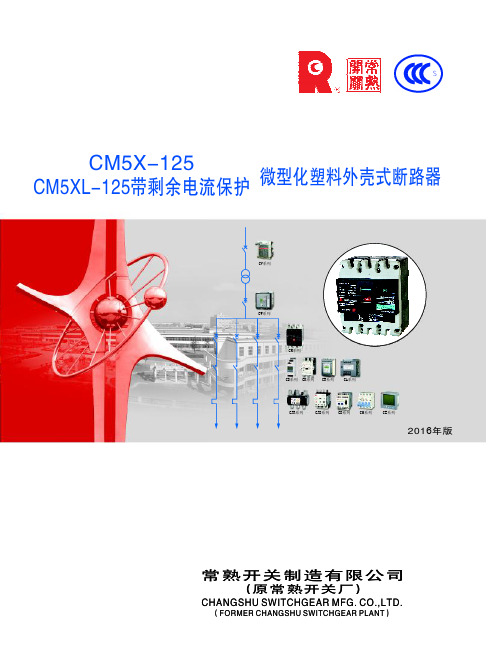 常熟CM5X-125,CM5XL-125 pz30安装大电流断路器