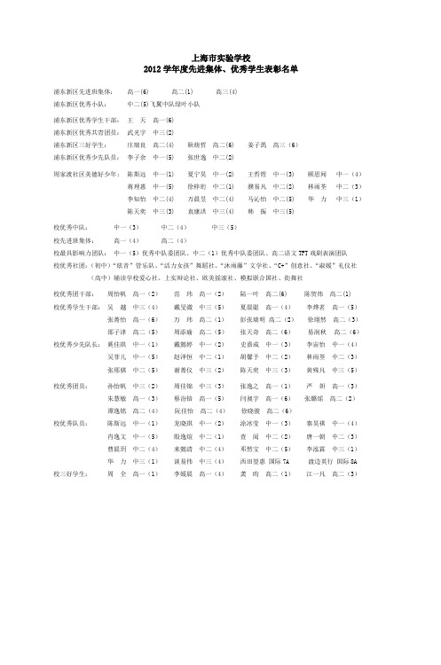 上海市实验学校