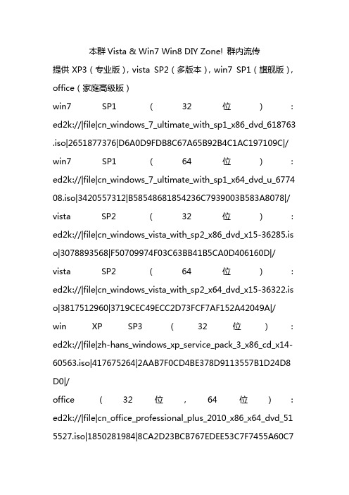 xp-win7-win8原版下载地址以及安装方法