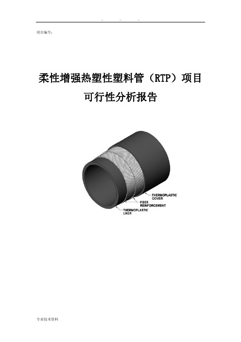 柔性增强热塑性塑料管(RTP)项目可行性分析报告文案