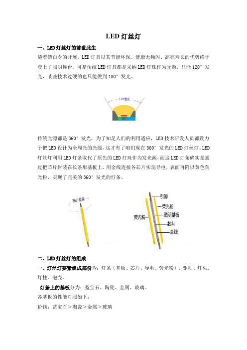 led灯丝灯百度文档