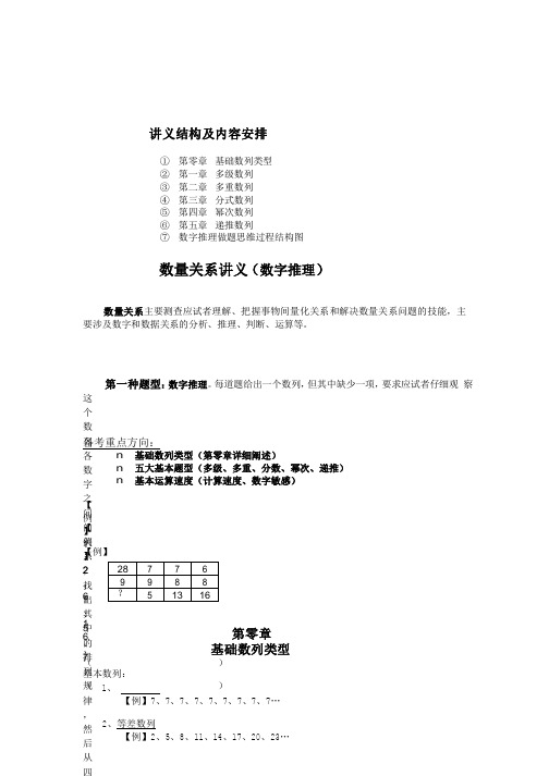 华图 数量关系讲义 李委明